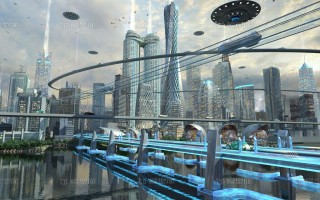 描写未来科技城市 未来城市的原景，科技与人文的交融